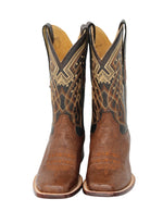 Load image into Gallery viewer, Levi Ostrich Leather Cowboy Boot
