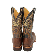 Load image into Gallery viewer, Levi Ostrich Leather Cowboy Boot
