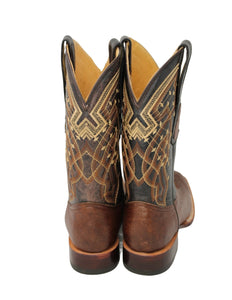 Levi Ostrich Leather Cowboy Boot