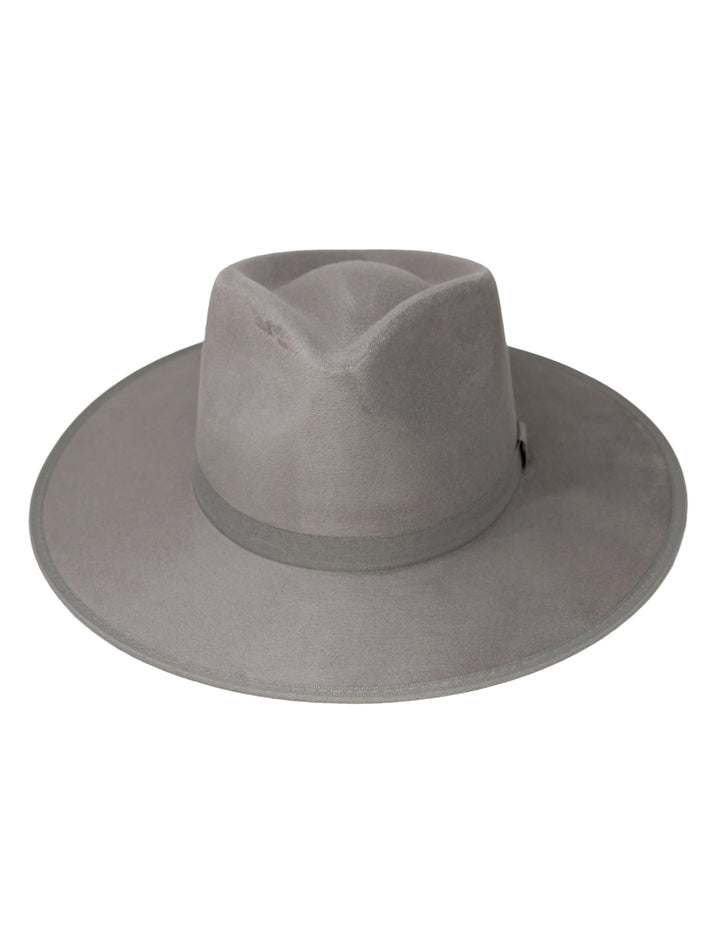Savannah Flat Brim Suede Hat