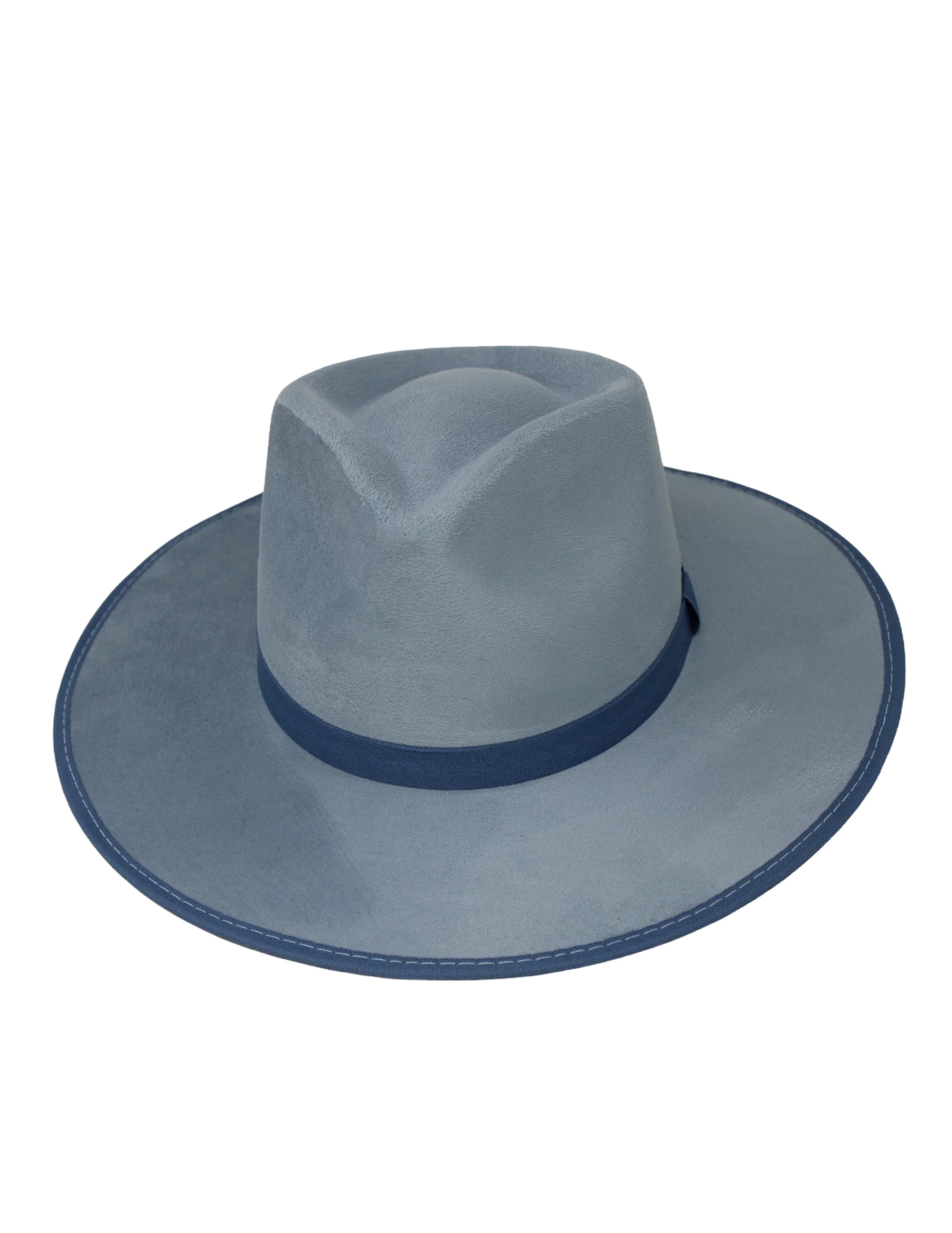 Savannah Flat Brim Suede Hat
