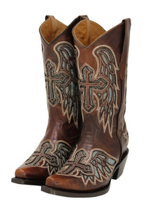 Catherine Laser Cut Cowgirl Boots