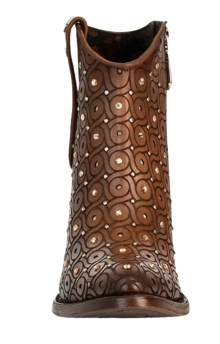 Crystal Cuadra Studded Short Boots