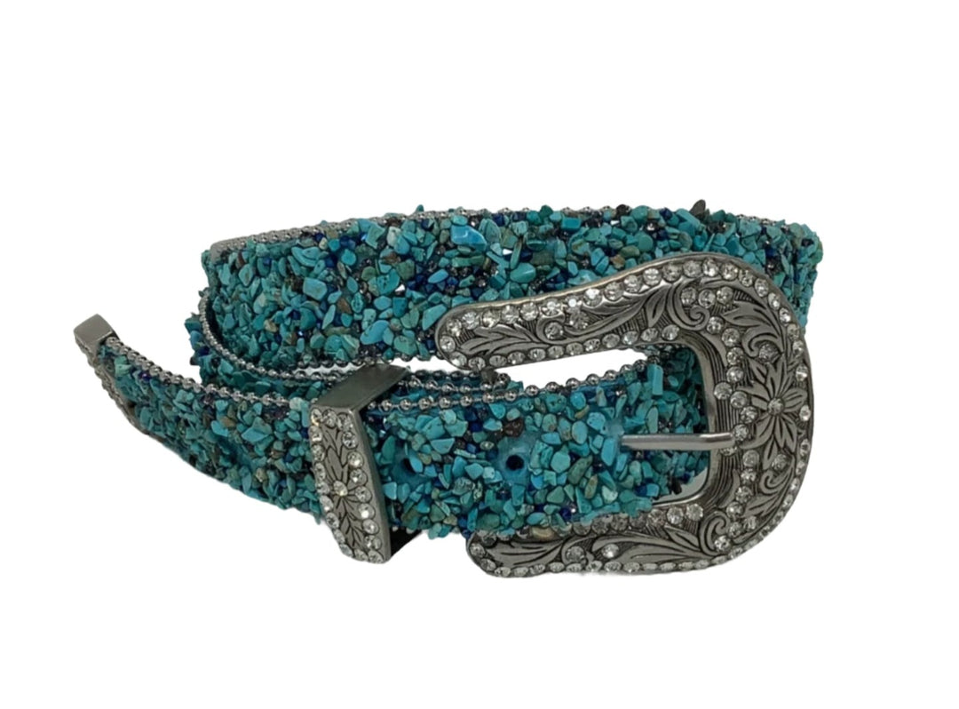 Stella Turquoise Bling Belt