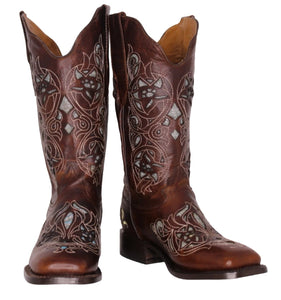 Gail Laser Cut Cowgirl Boots
