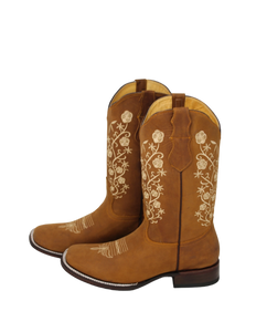 Coqueta Floral Cowgirl Boots