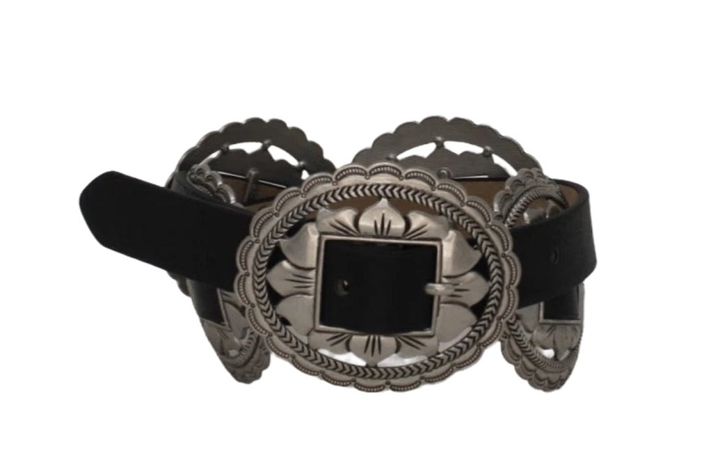 Betty Concho Leather Belt