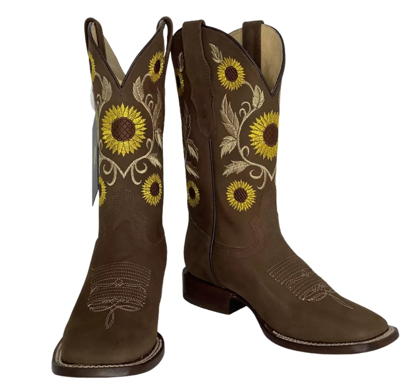 Honey Sunflower Cowgirl Boots