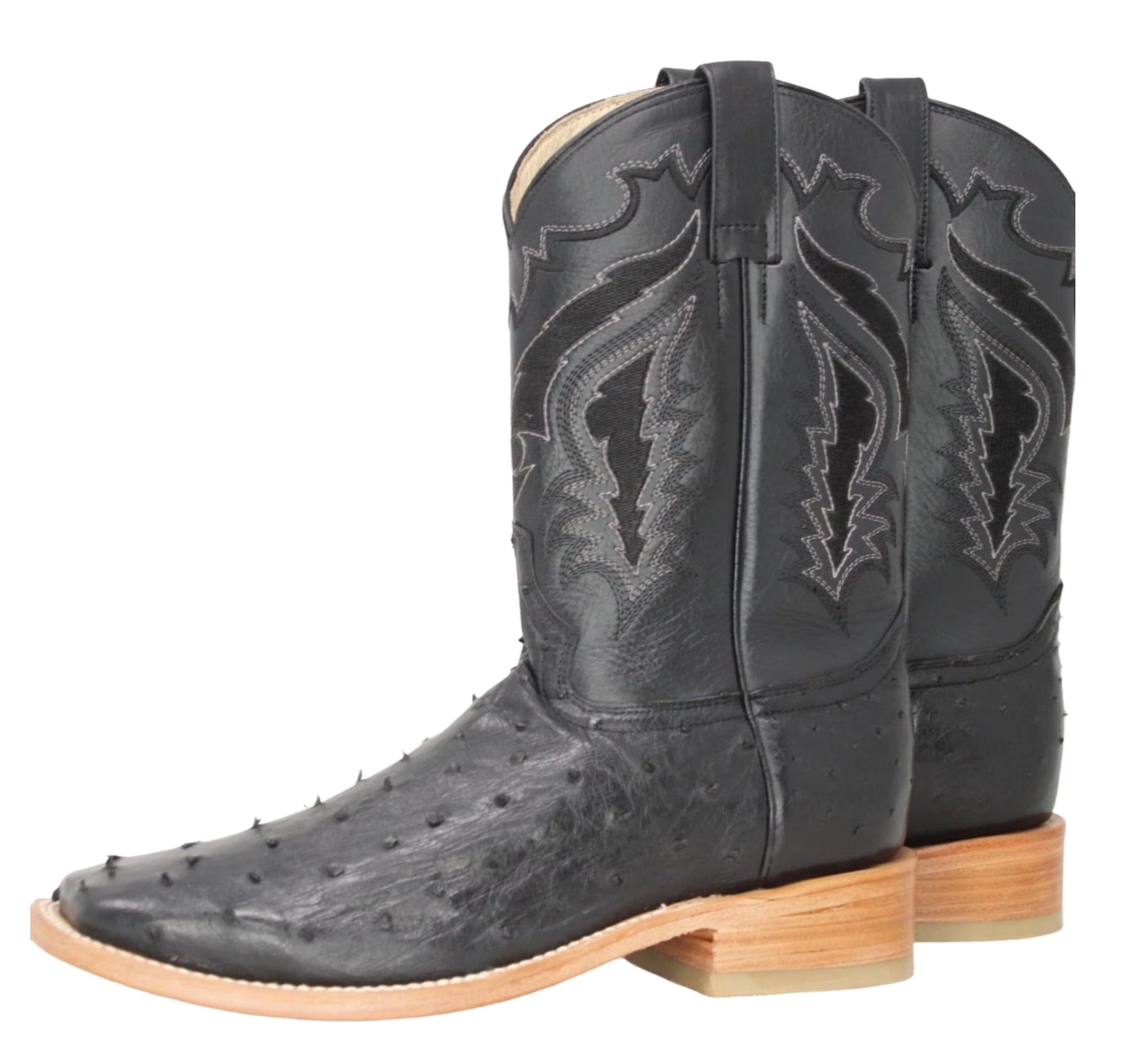 Henry Ostrich Leather Boots