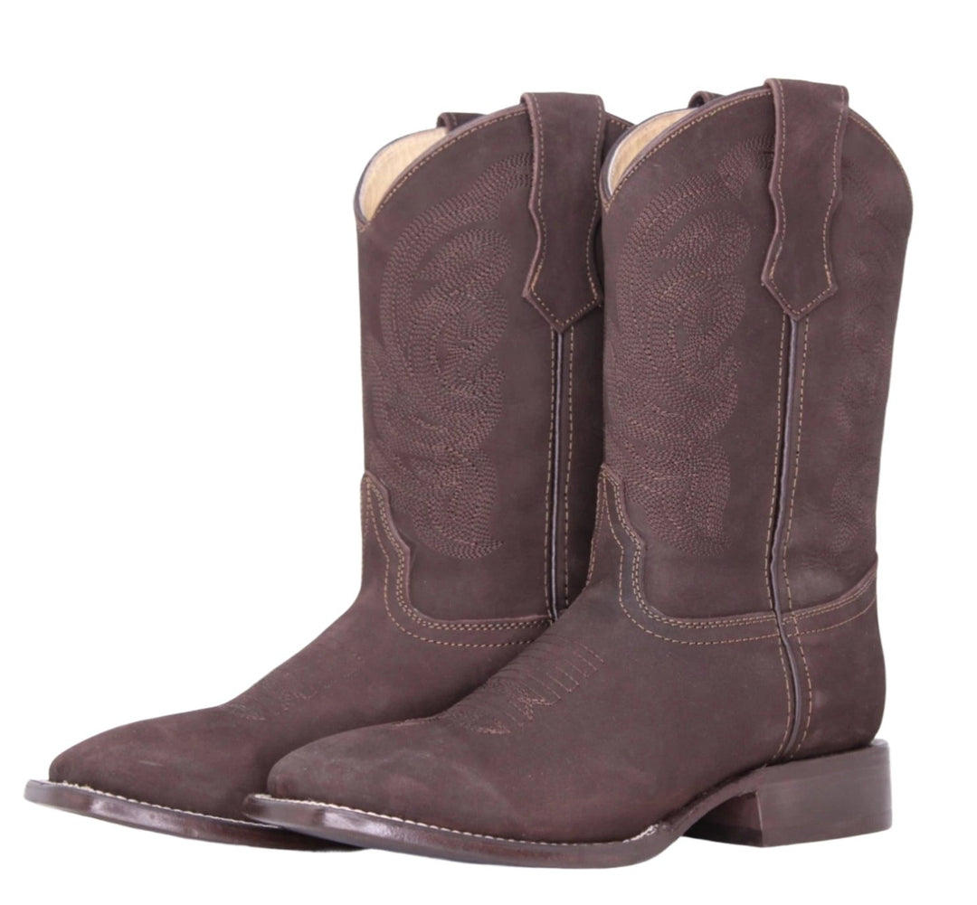 Bulldog Nobuck Cowboy Boots (2 colors)