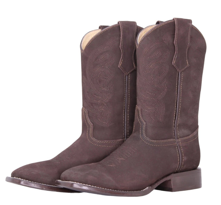 Bulldog Nobuck Cowboy Boots (2 colors)