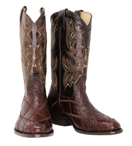 Josiah Real Ostrich Leather Boots