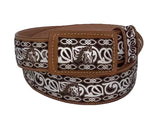 Load image into Gallery viewer, Nalani Floral Leather Belt
