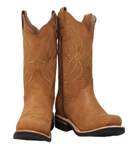 Dillon Leather Cowboy Boots