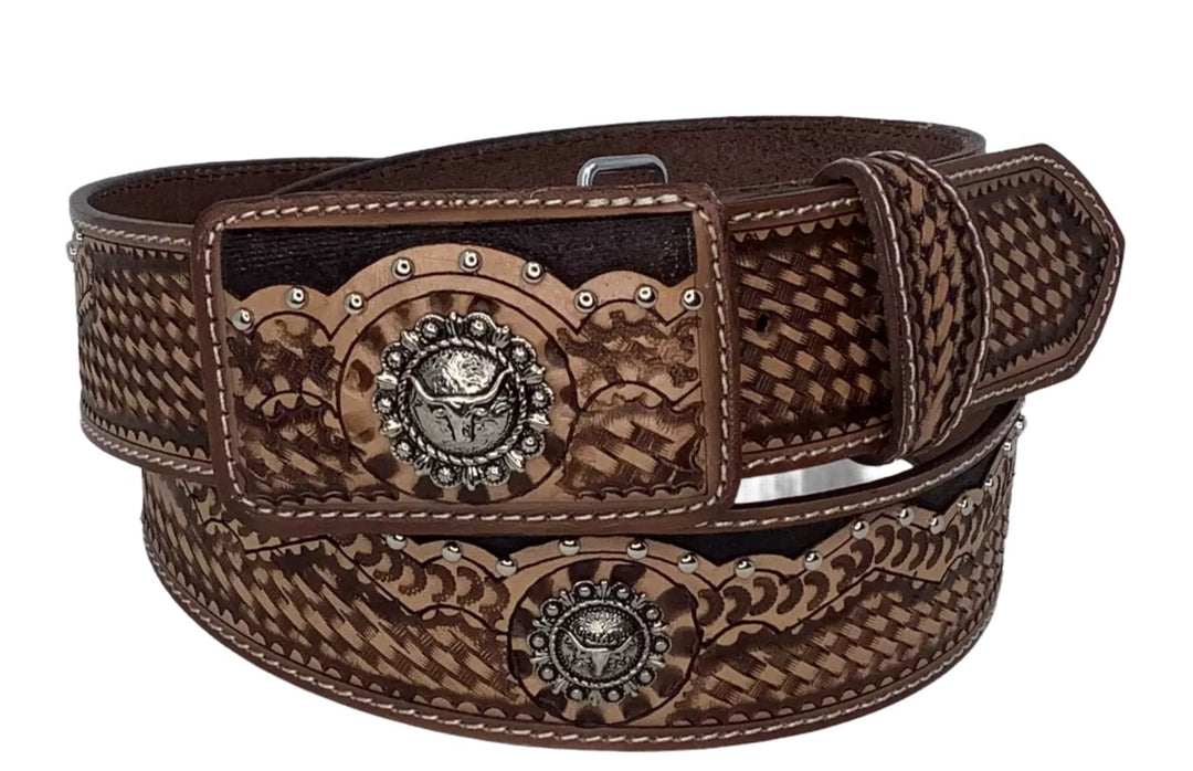 Shay Longhorn Concho Belt