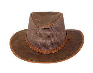 Luther Leather Vented Hat