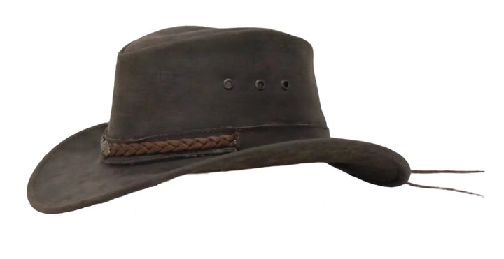 Aussie Mountaineer Western Leather Hat