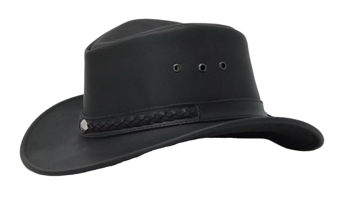 Aussie Mountaineer Western Leather Hat