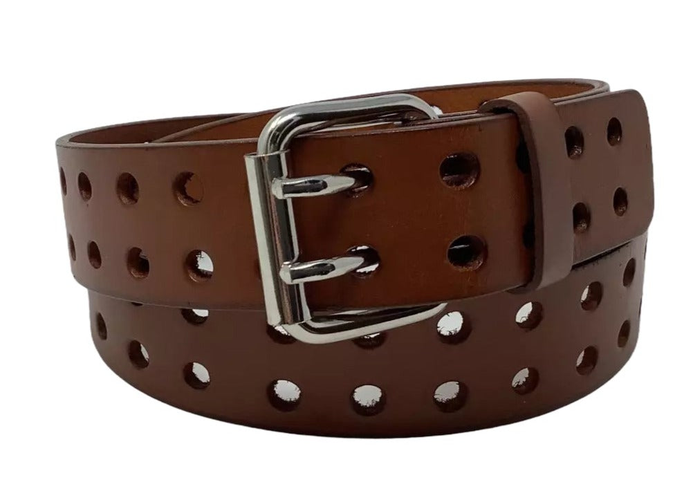 Lewis 1.5" 2-Holed Leather belt