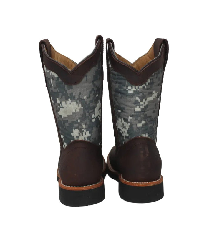 Aaron Youth B&W Flag Boots