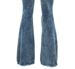 Load image into Gallery viewer, Stormy Bell Bottom Distressed Jeans
