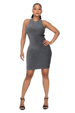 Load image into Gallery viewer, Melanie Bodycon Glittery Dress
