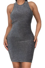 Load image into Gallery viewer, Melanie Bodycon Glittery Dress
