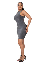 Load image into Gallery viewer, Melanie Bodycon Glittery Dress
