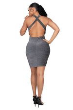 Load image into Gallery viewer, Melanie Bodycon Glittery Dress
