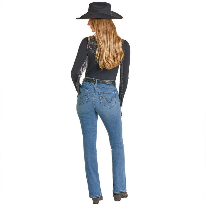 Brennie High Rise Boot Cut Jeans