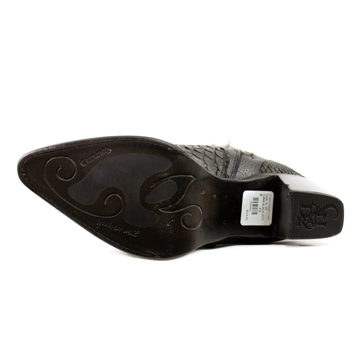 Harriet Black Python Ladies Boots