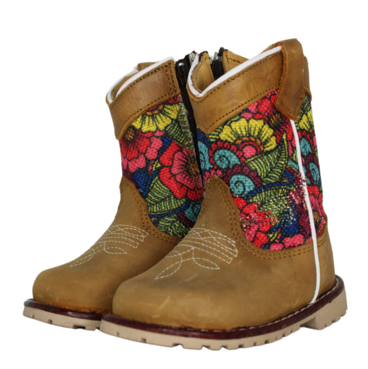 Celeste Floral Baby Boots
