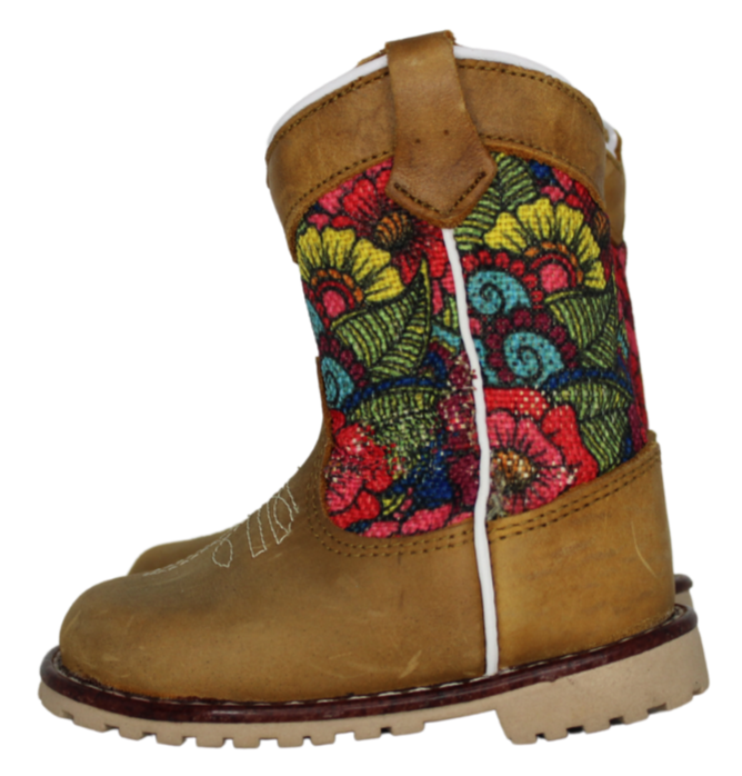 Celeste Floral Baby Boots