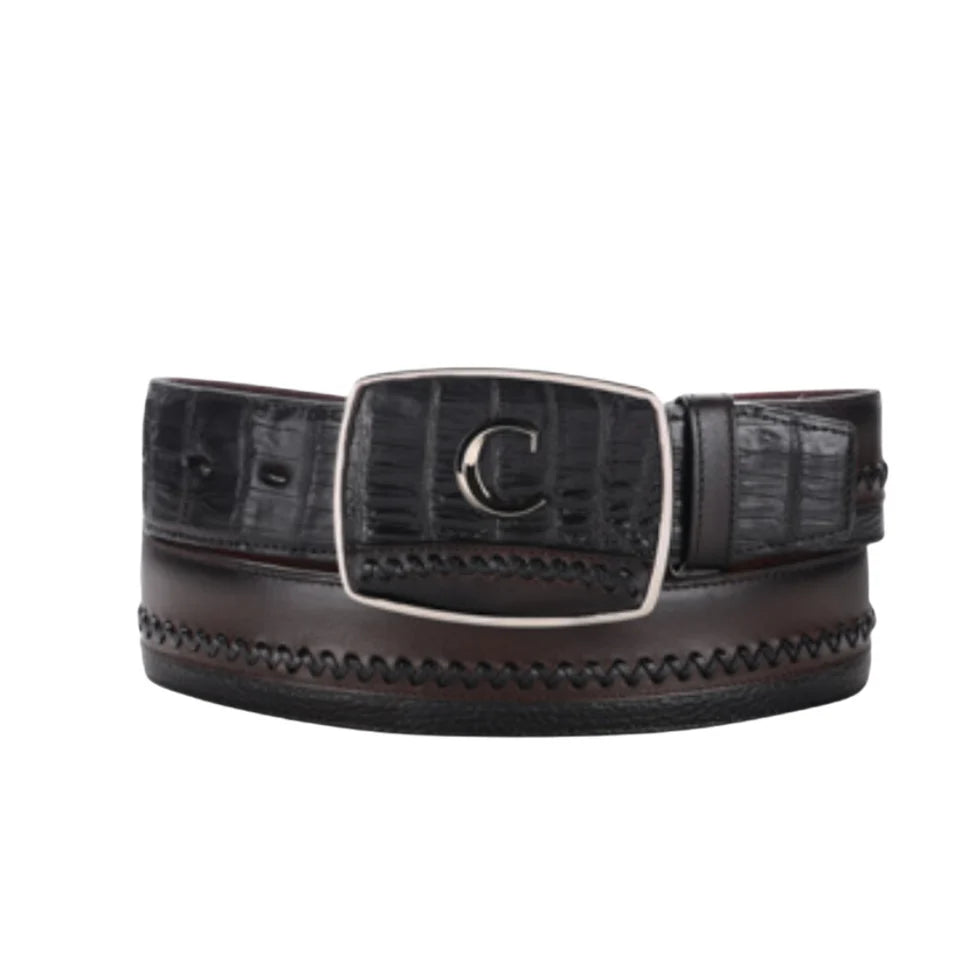Rango Black Caiman Embroidery Belt