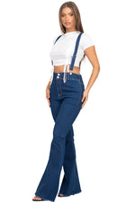 Load image into Gallery viewer, Daphne Suspended Overall Jeans
