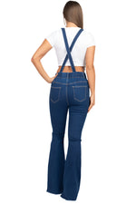 Load image into Gallery viewer, Daphne Suspended Overall Jeans
