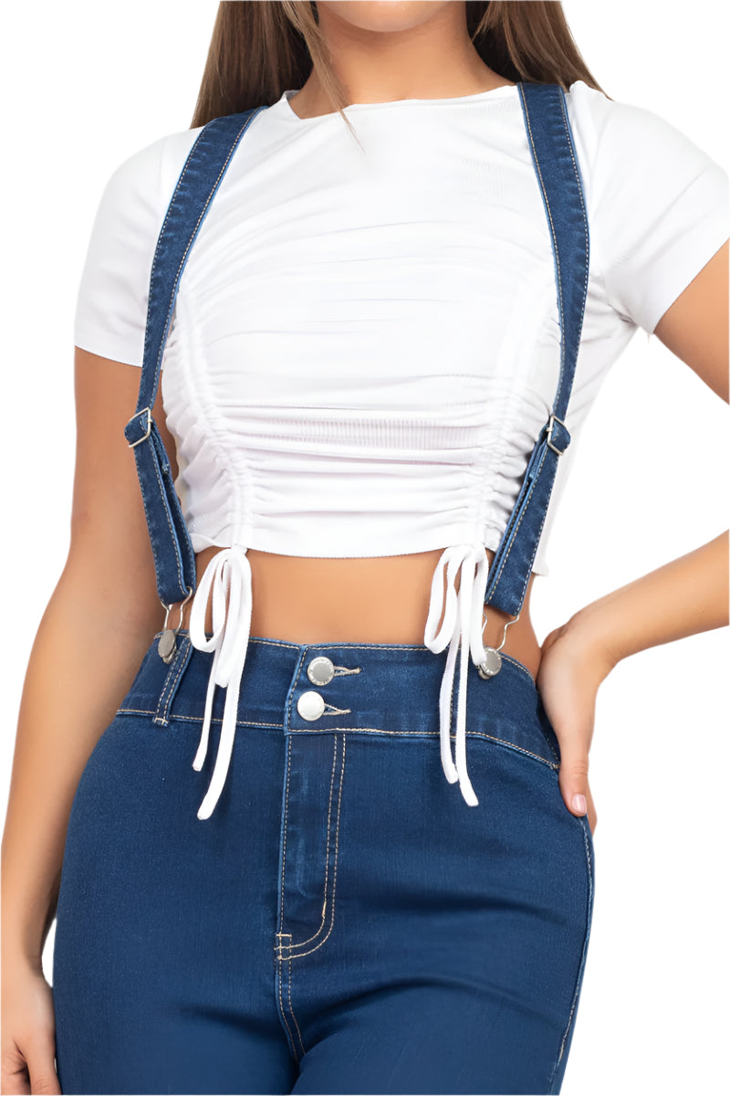 Daphne Suspended Overall Jeans