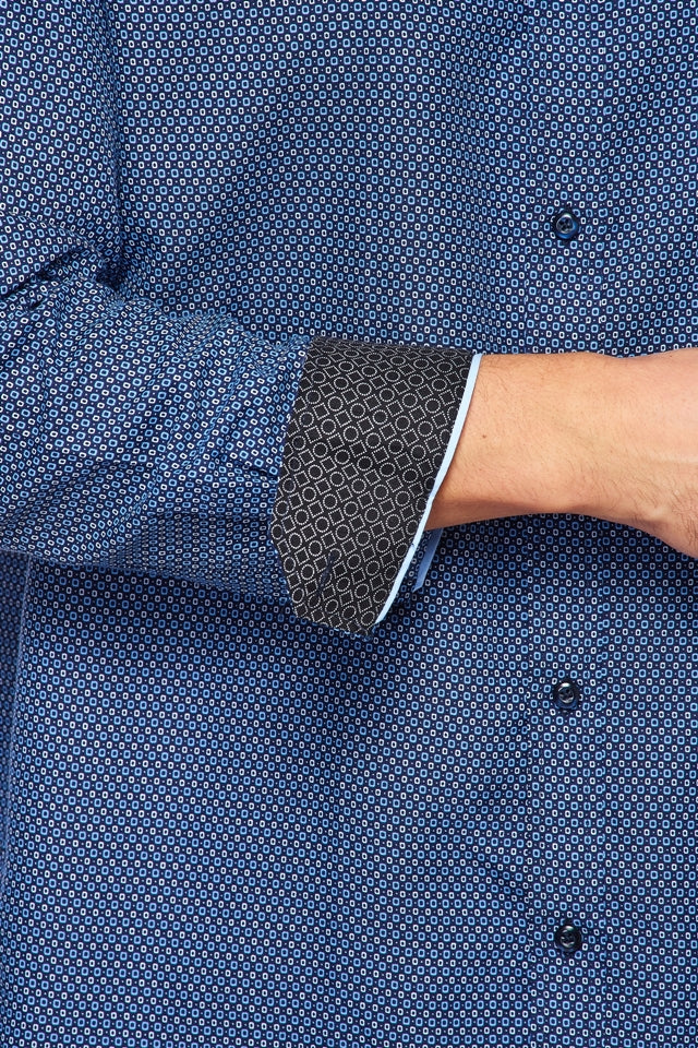 William Pattern Button Down Shirt