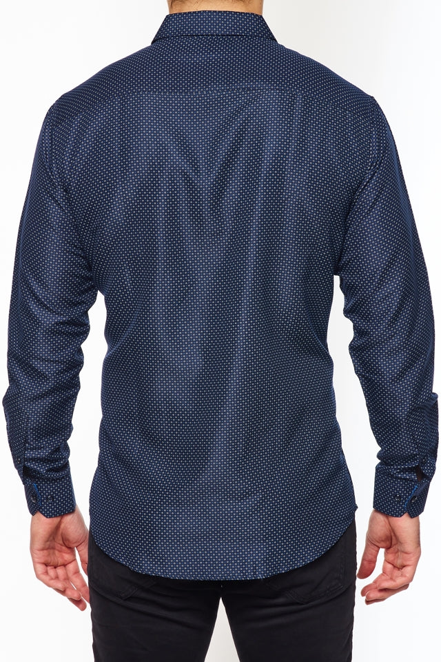 William Pattern Button Down Shirt