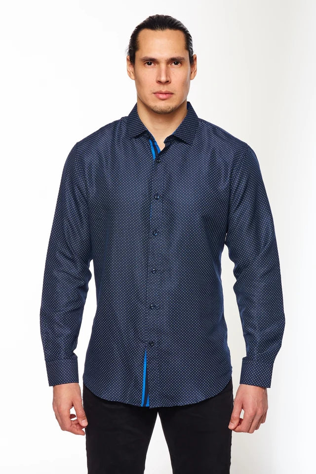 William Pattern Button Down Shirt