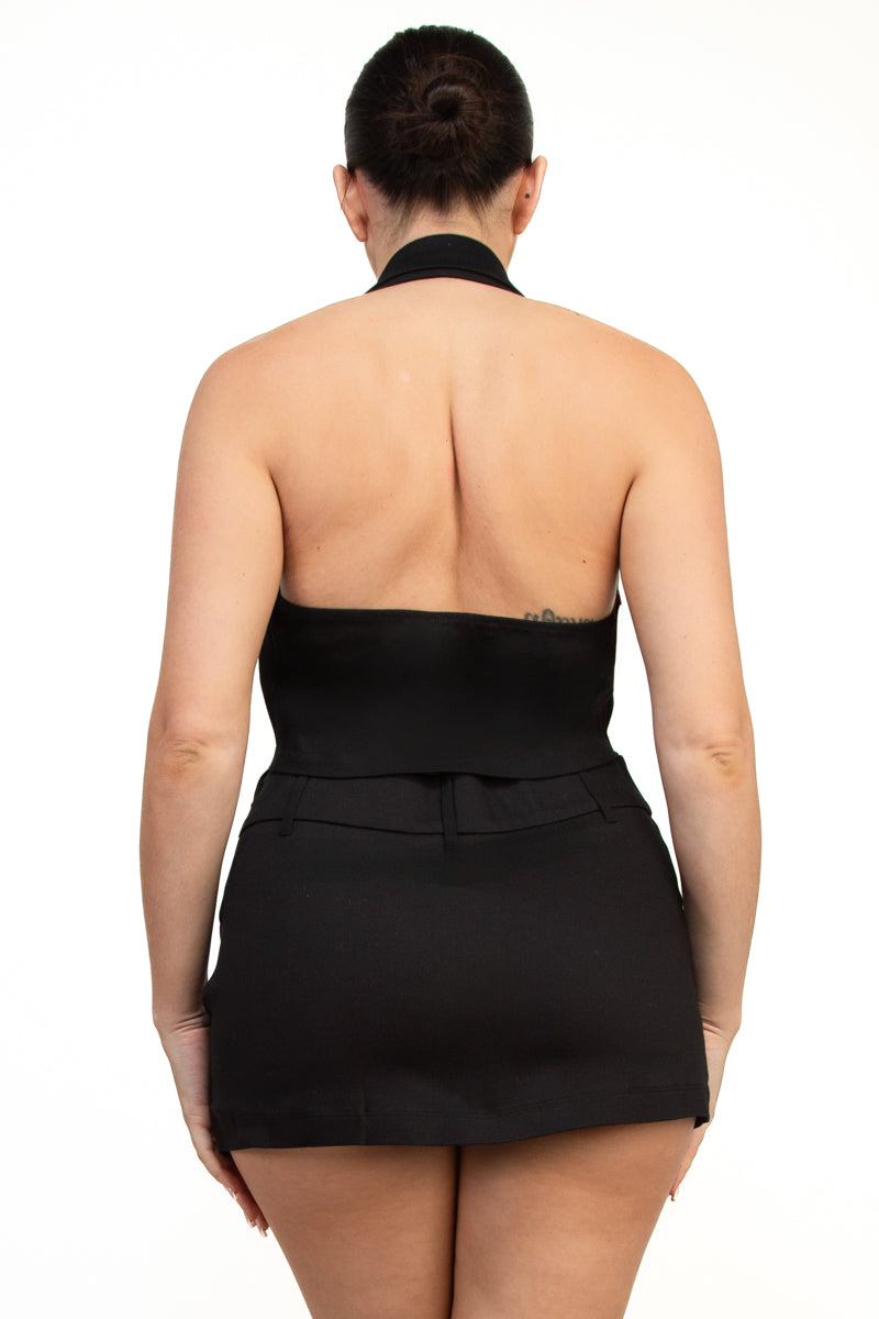 Charlotte Zip Up Crop Top
