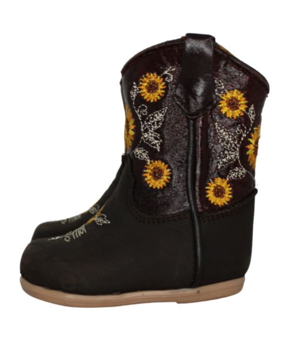 Harper Sunflower Baby Boots