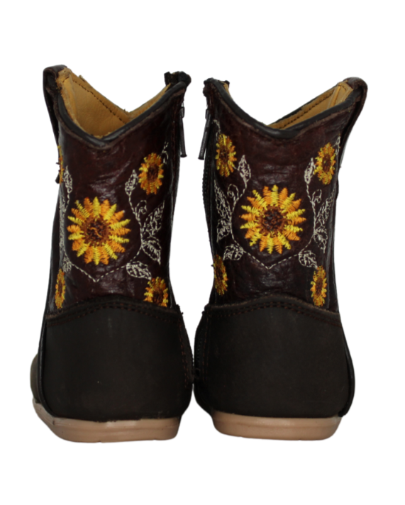 Harper Sunflower Baby Boots