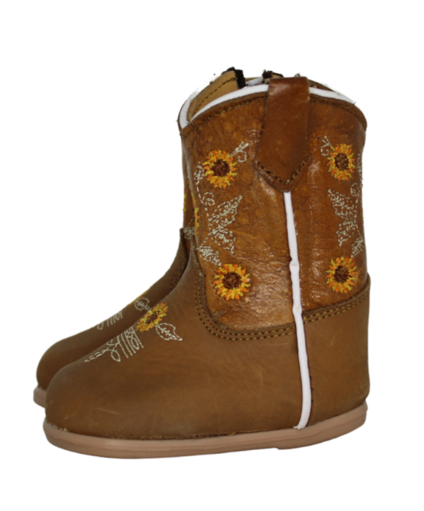 Harper Sunflower Baby Boots