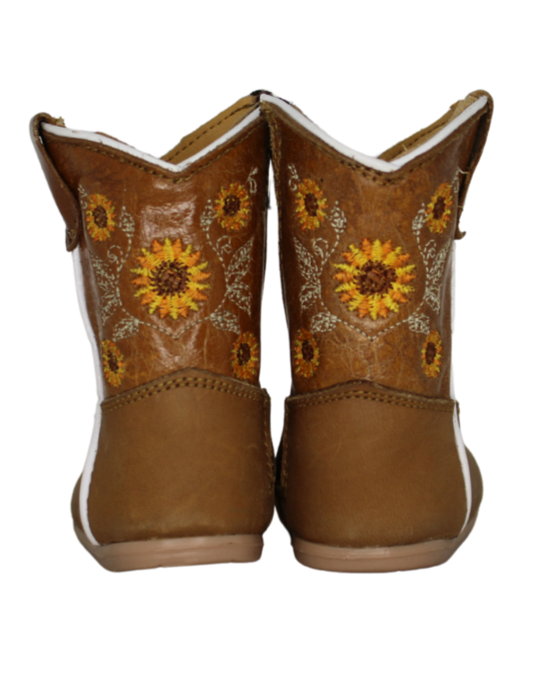 Harper Sunflower Baby Boots