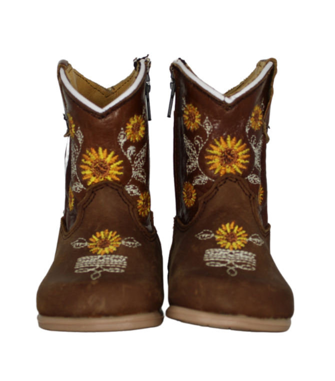 Harper Sunflower Baby Boots