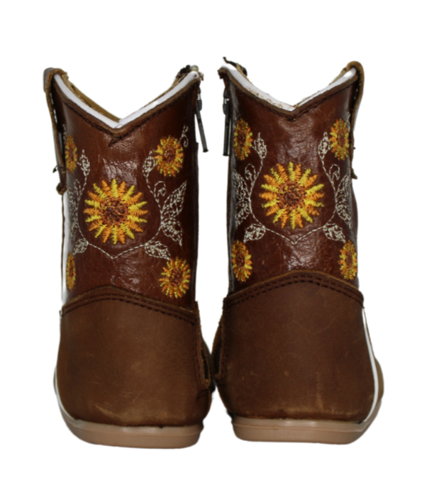 Harper Sunflower Baby Boots