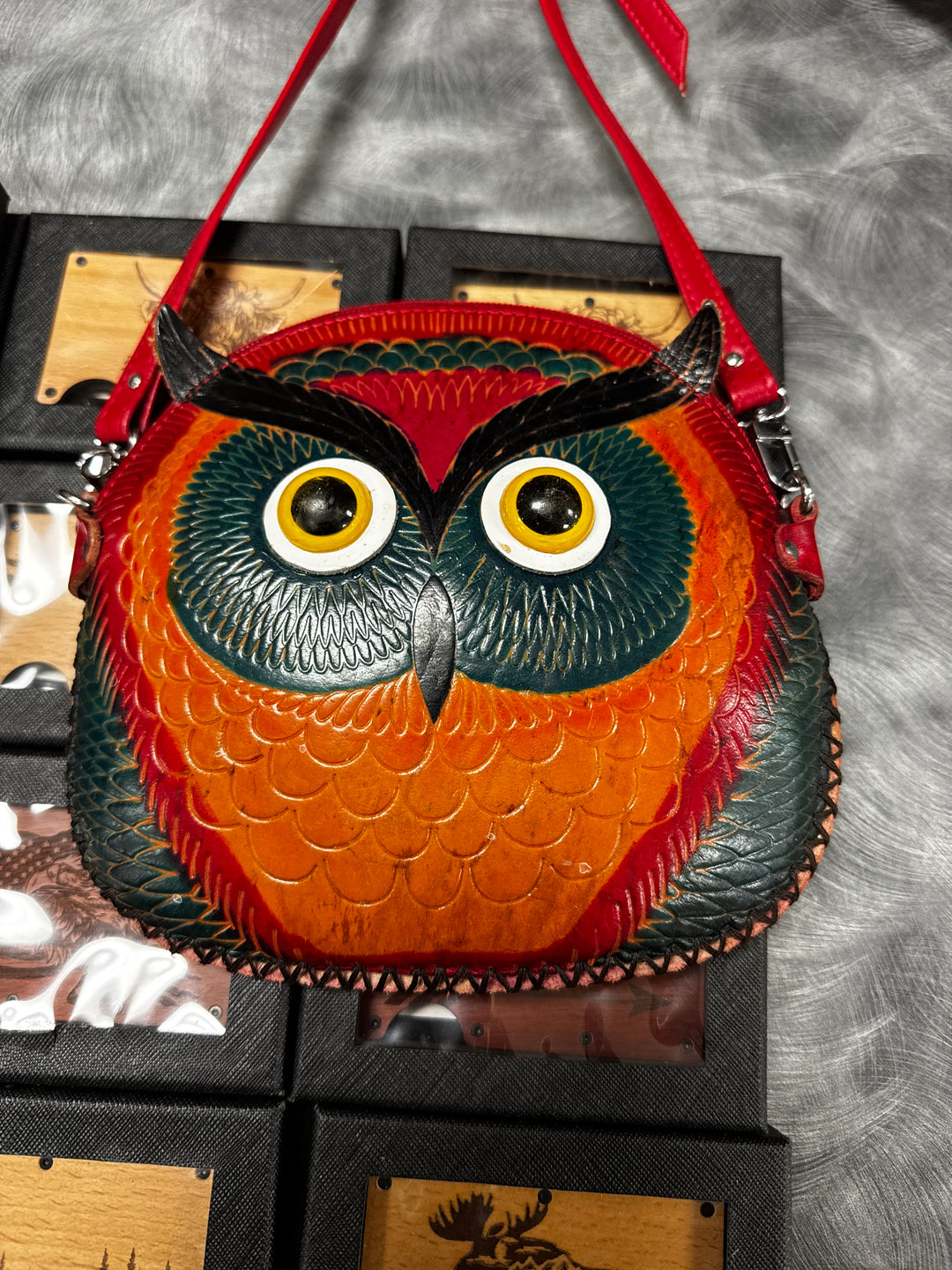 Owl Leather Bag