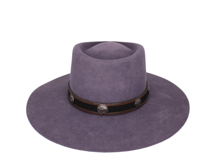 Sam Grey Felt Flat Brim Hat Success