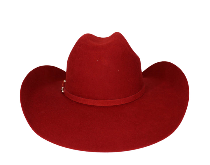 Trey 100X Wool Red Cowboy Hat